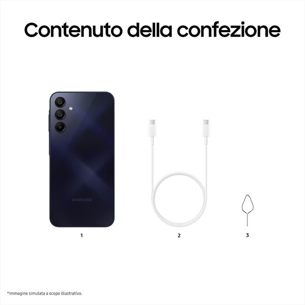 Immagine del prodotto WIND - 3 - SAMSUNG Galaxy A15 4G-Blue Black