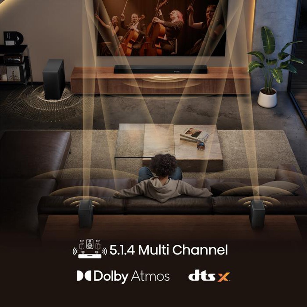 Immagine del prodotto HISENSE - Soundbar 600W + Subwoofer 280W AX5140Q-NERO