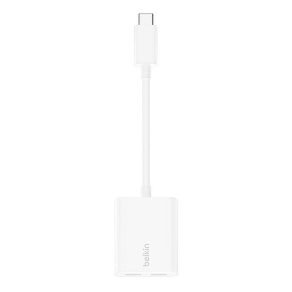 "BELKIN - CONNECT USB-C AUDIO + CHARGE ADAP-bianco"