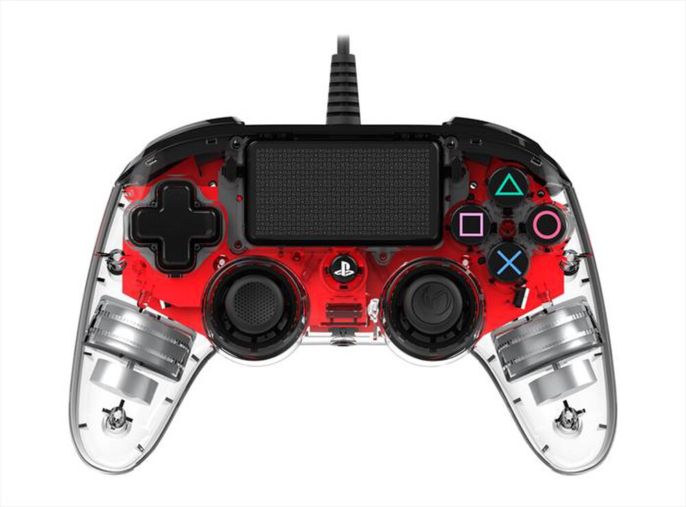 "NACON - NACON PS4 LIGHT PAD RED-TRASPARENTE ROSSO"