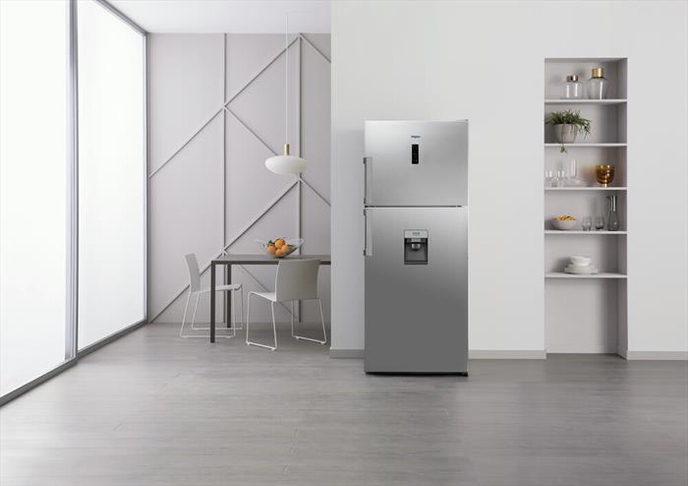 Immagine del prodotto WHIRLPOOL - Frigorifero 2 porte TOTAL NOFROST WT70E 832 X AQUA-Acciaio inossidabile