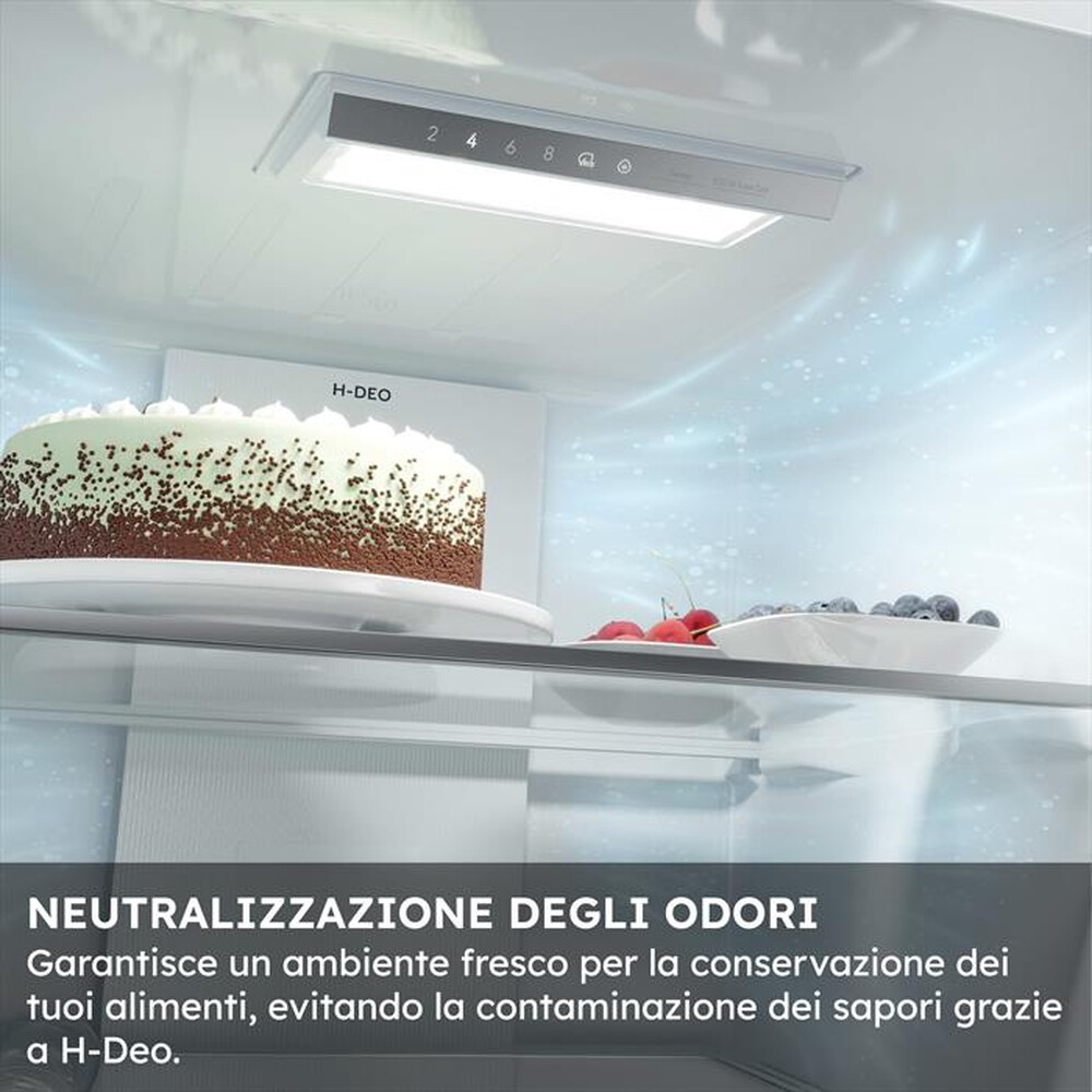 Immagine del prodotto HAIER - Frigorifero combinato HTR3518ENMX Classe E 303 lt-Acciaio inox