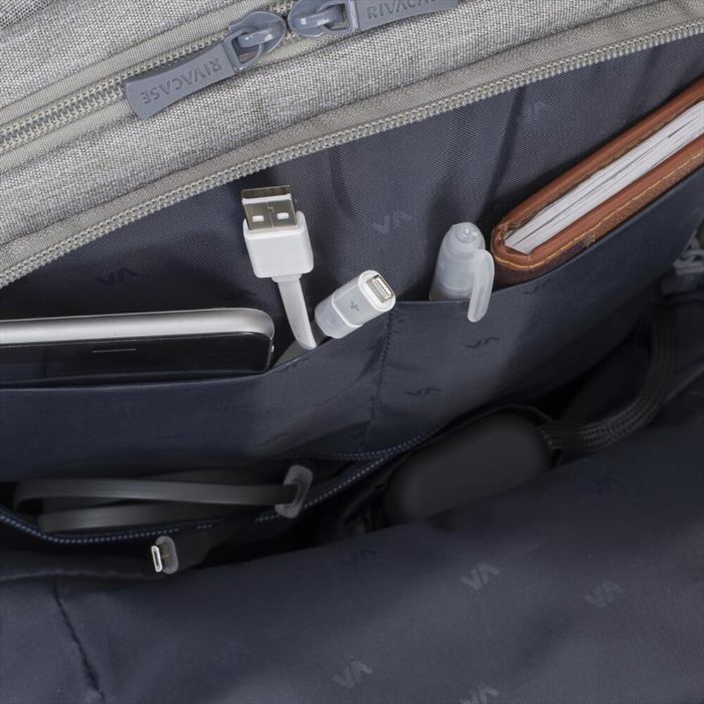 "RIVACASE - 7760 ZAINO PER NOTEBOOK DA 15,6\"-Grigio"
