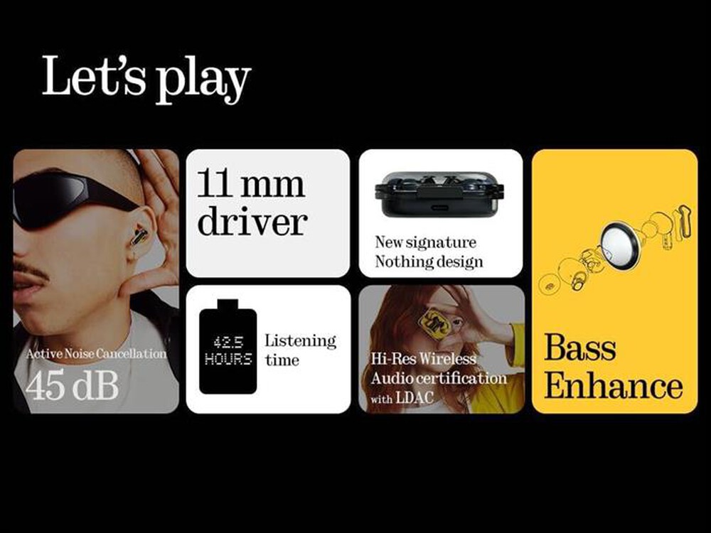 Immagine del prodotto NOTHING - Auricolare Bluetooth Ear (a)-Nero