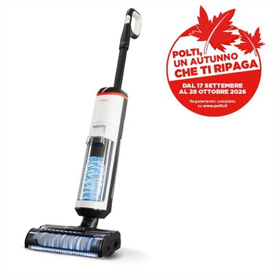 POLTI - Lavapavimenti ROLLYSTEAM WD30C-bianco/nero
