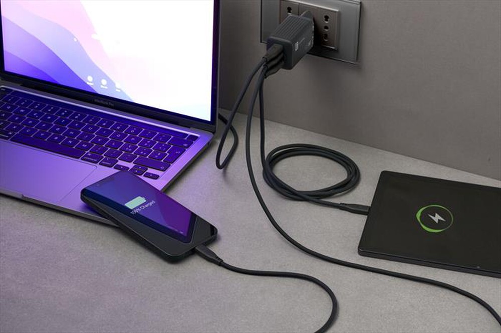 Immagine del prodotto CELLULARLINE - Carica batterie ACHUSBGAN3PD65WK-Nero