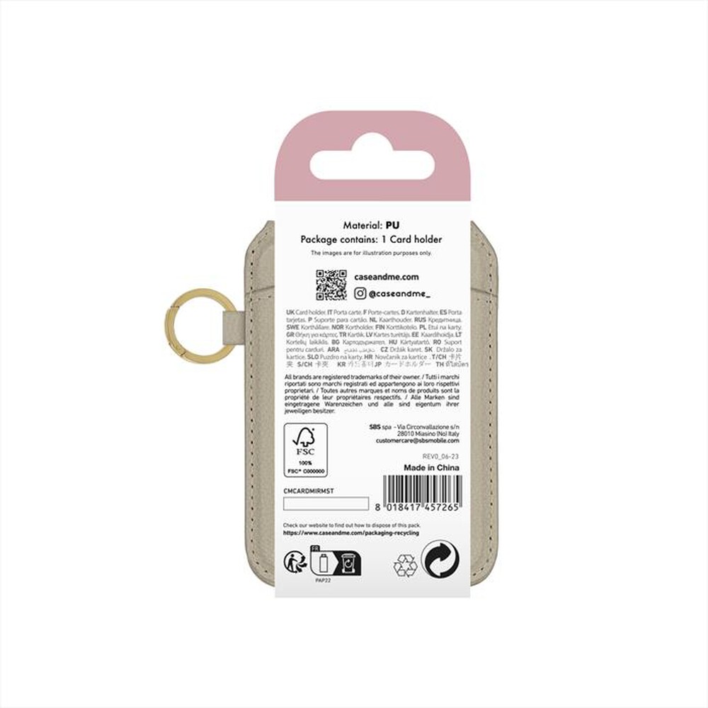 Immagine del prodotto CASEME - Cardholder MagSafe CMCARDMIRMST-Taupe