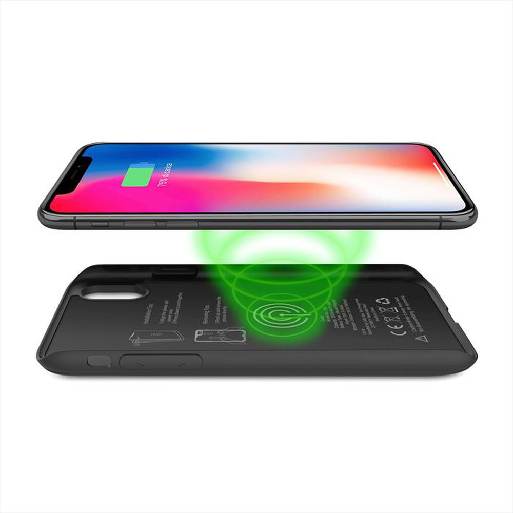 "CELLY - POWERCASE900BK -  POWERCASE WIRELESS IP XS/X-Nero"