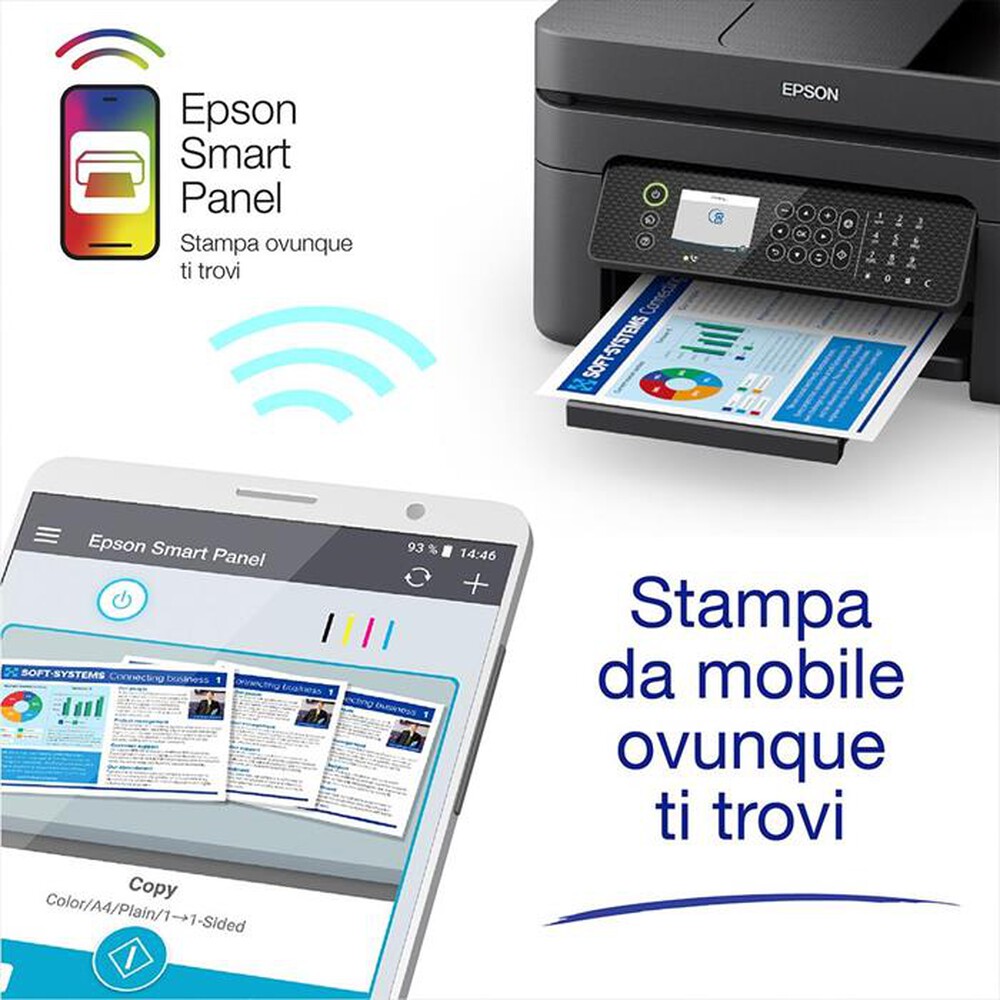 "EPSON - Multifunzione WORKFORCE WF-2950DWF"