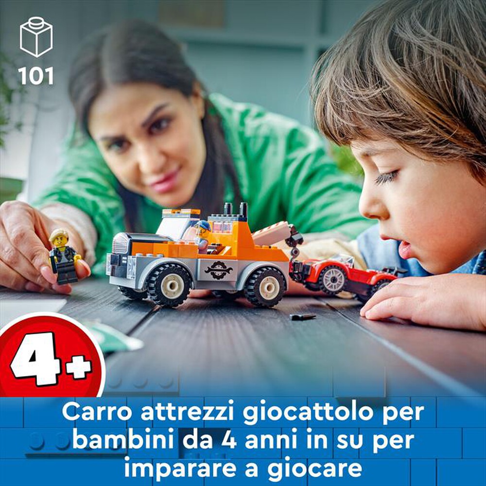 Immagine del prodotto LEGO - CITY Autogr&ugrave; e officina auto sportive 60435