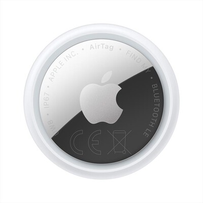 APPLE - AIRTAG - CONFEZIONE DA 1-Argento, Bianco