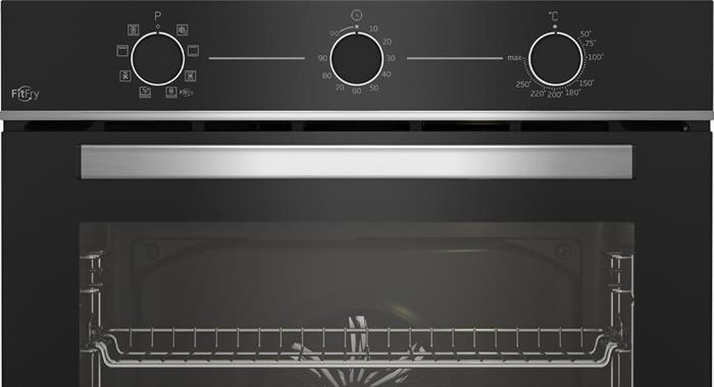 "BEKO - Forno incasso elettrico BBIMA13100X Classe A-Cristallo nero e Acciaio Inox"