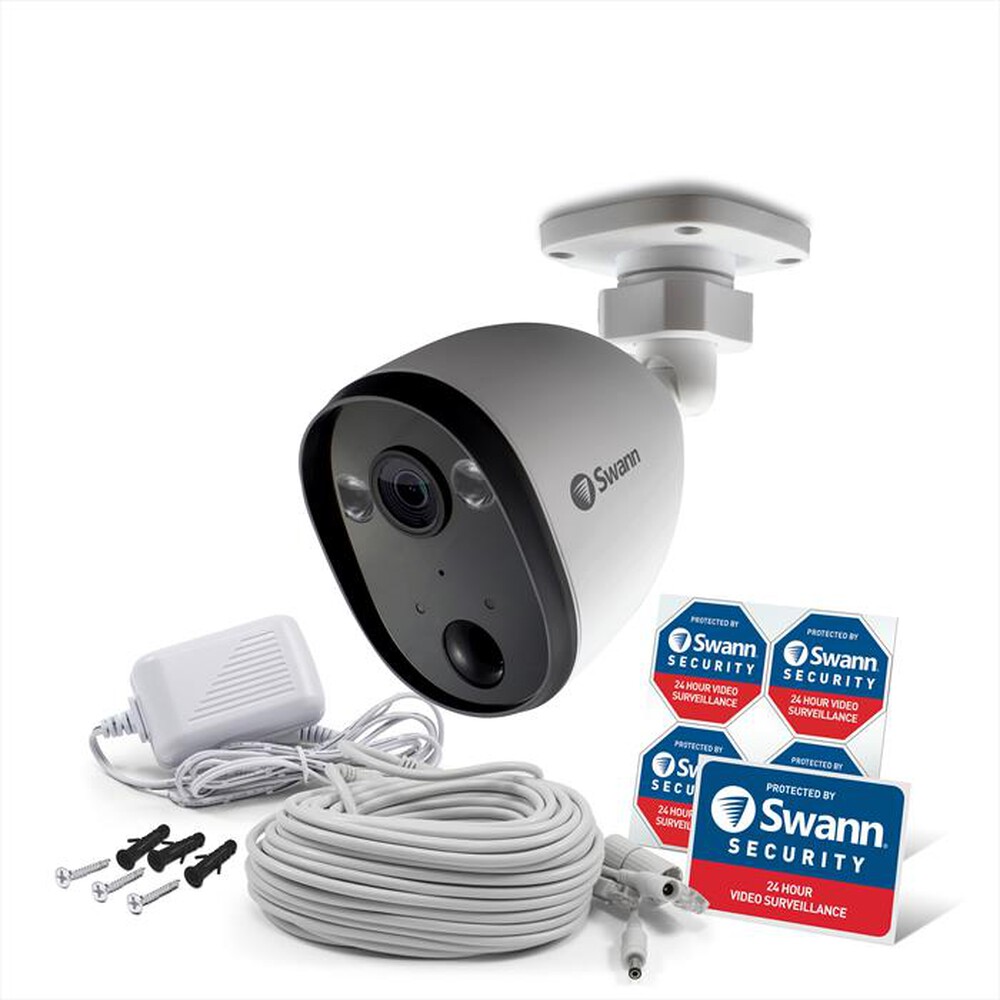 "SWANN - SPOTCAM FULL HD CON LUCE ESTERNO-White"