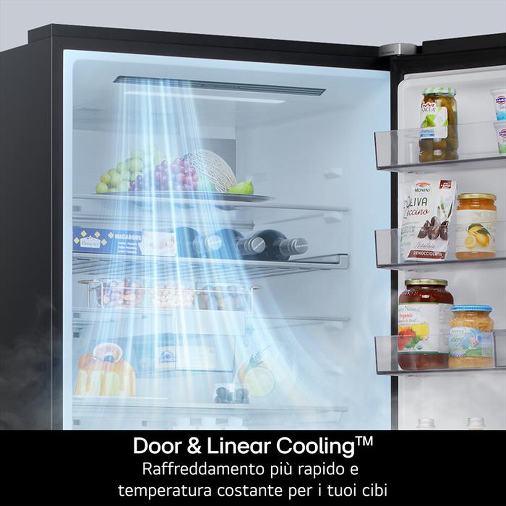 Immagine del prodotto LG - Frigorifero combinato GBBS726AEV Classe A 375lt-Nero