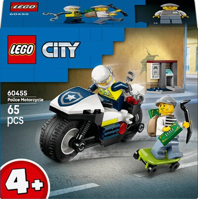 LEGO - CITY Inseguimento della moto della Polizia - 60455