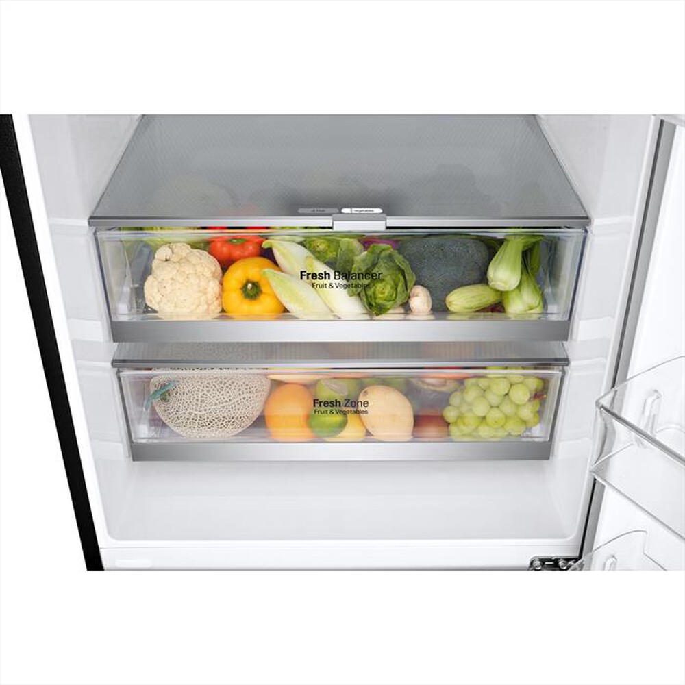 "LG - Frigorifero combinato GBB569MCAMN.AMCQEUT Classe E-Nero"