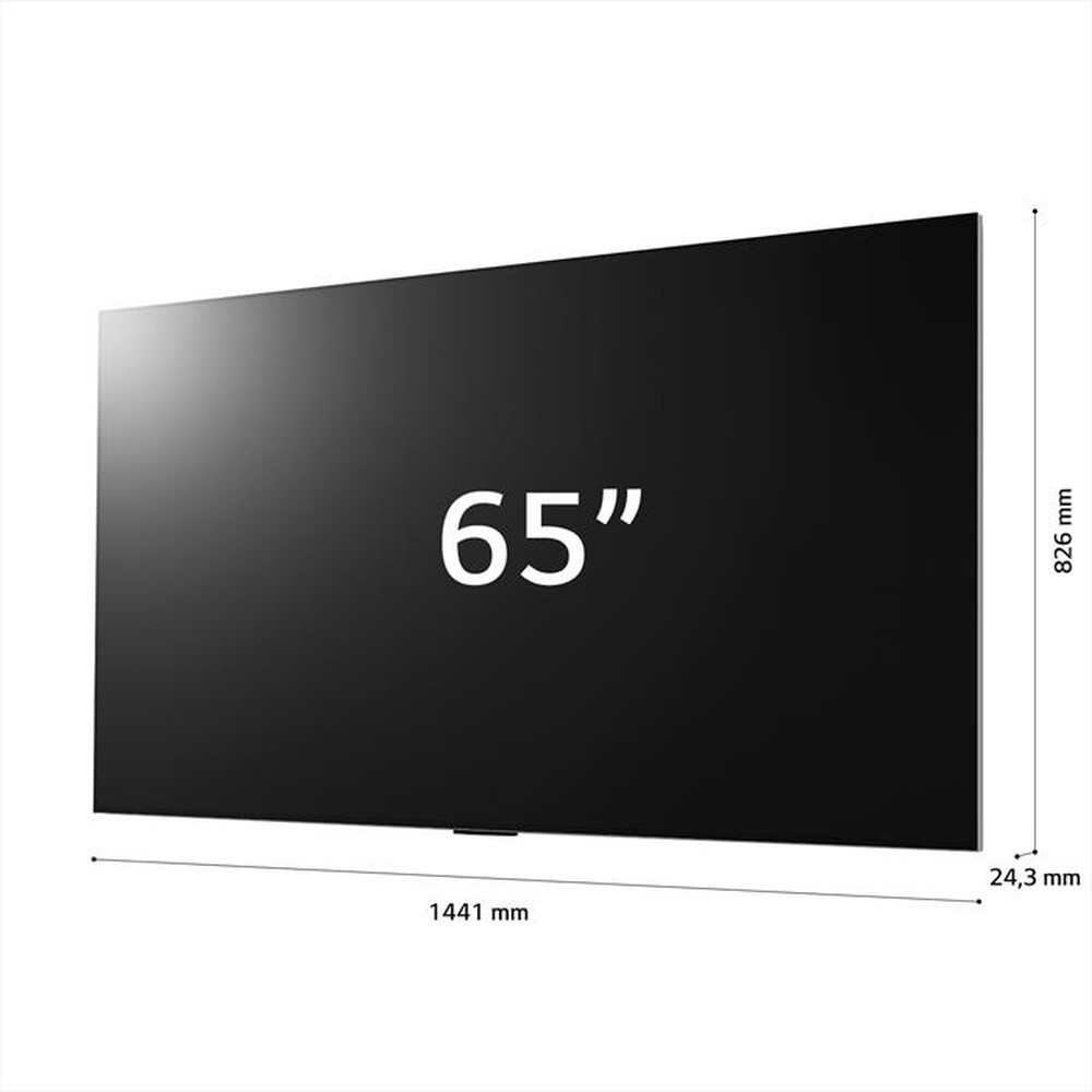 "LG - Smart TV OLED evo UHD 4K 65\" Serie G4 OLED65G45LW-Argento"