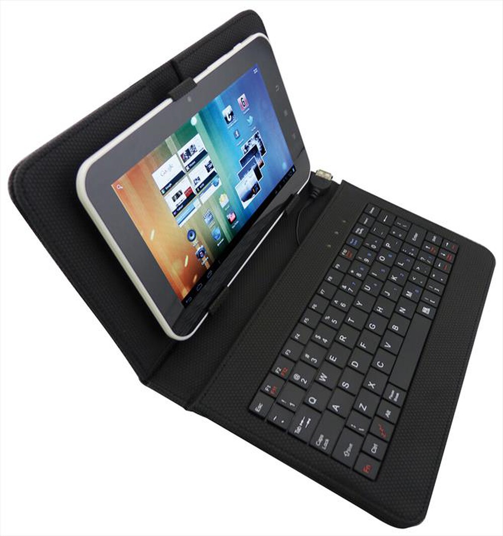 "MEDIACOM - Custodia con tastiera tablet 7\"-Nero"