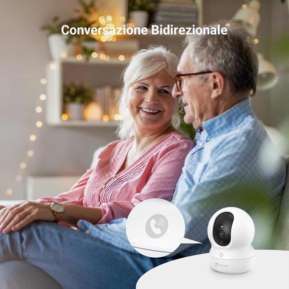 Immagine del prodotto EZVIZ - Telecamera WiFi da Interno Motorizzata H6C G1 3MP-bianco / nero