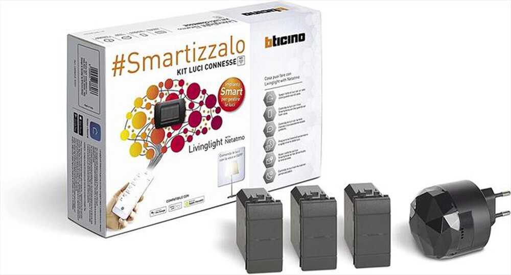 "BTICINO - KIT LUCE SMART LL-Antracite"