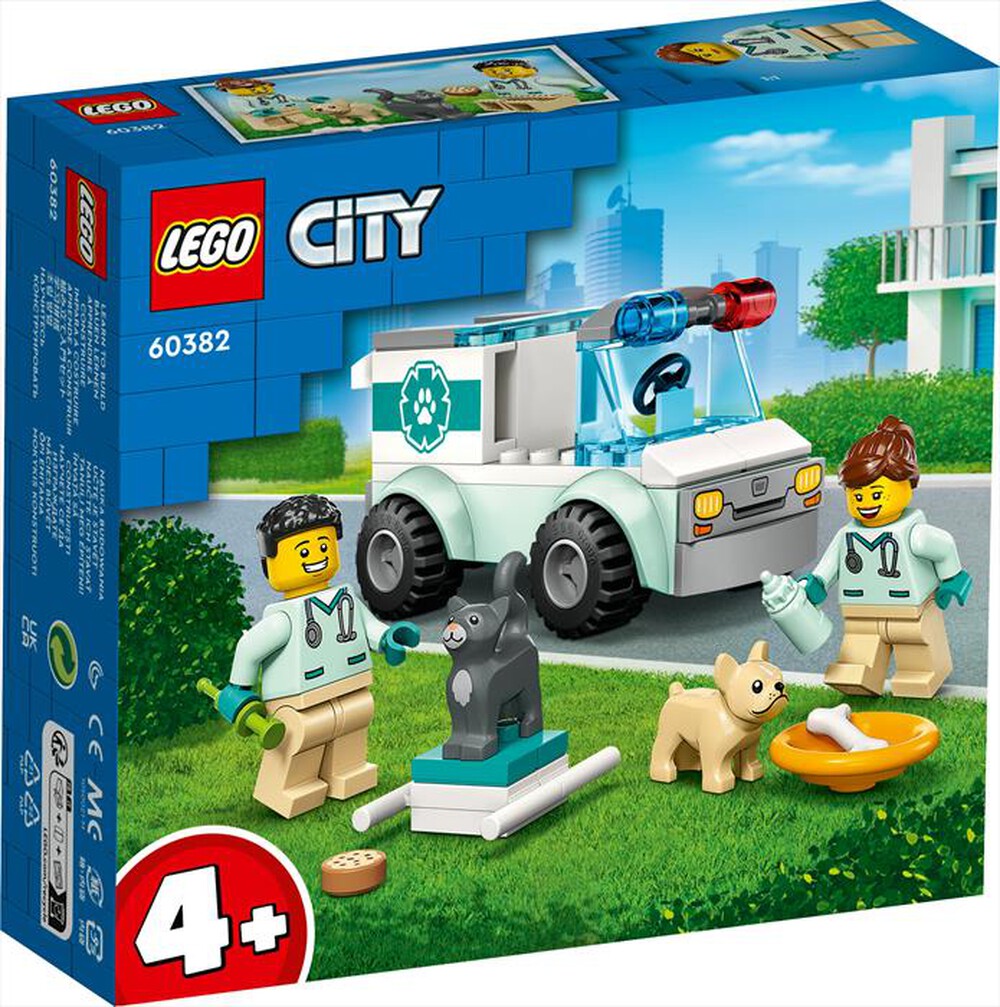 Immagine del prodotto LEGO - CITY FURGONCINO DI SOCCORSO DEL VETERINARIO -60382