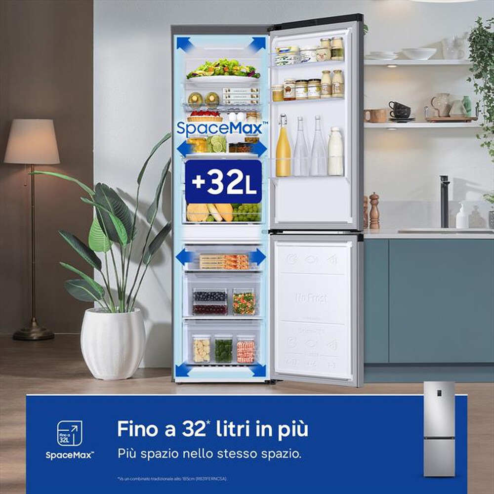 Immagine del prodotto SAMSUNG - Frigorifero combinato RB34C675DSA/EF Classe D-SILVER INOX