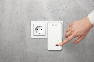 FRITZ! - FRITZ!POWERLINE 1260 SET-Bianco/Rosso