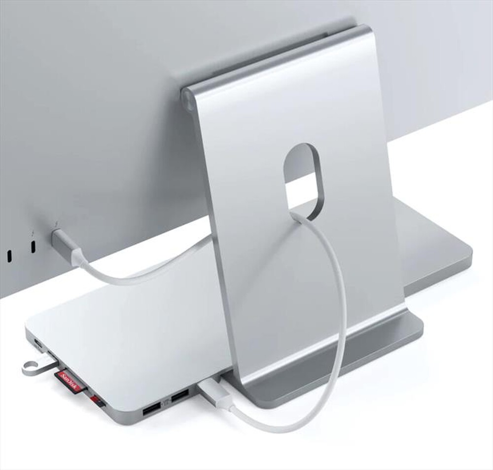 "SATECHI - USB-C SLIM DOCK - HUB PER IMAC 24\"-argento"