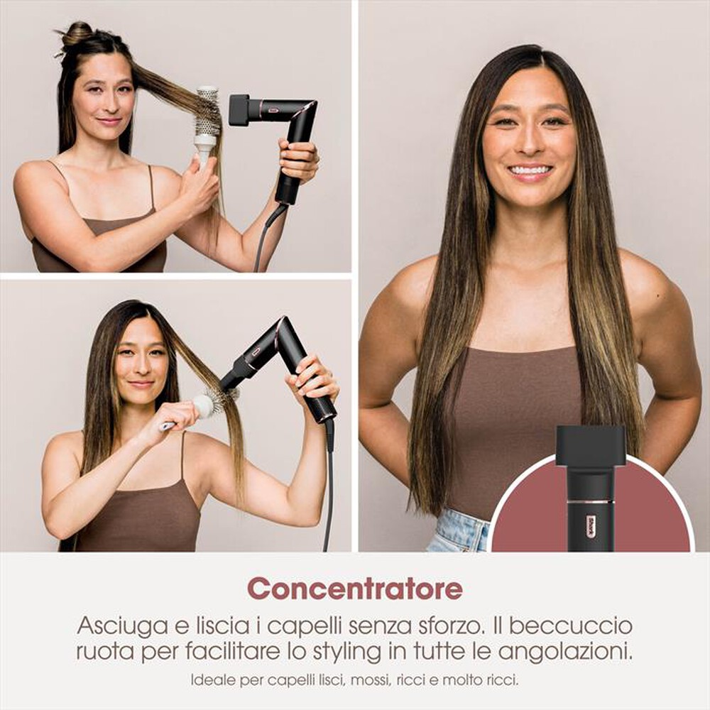 Immagine del prodotto SHARK - STYLER E ASCIUGACAPELLI FLEXSTYLE-Nero e Rosa Gold