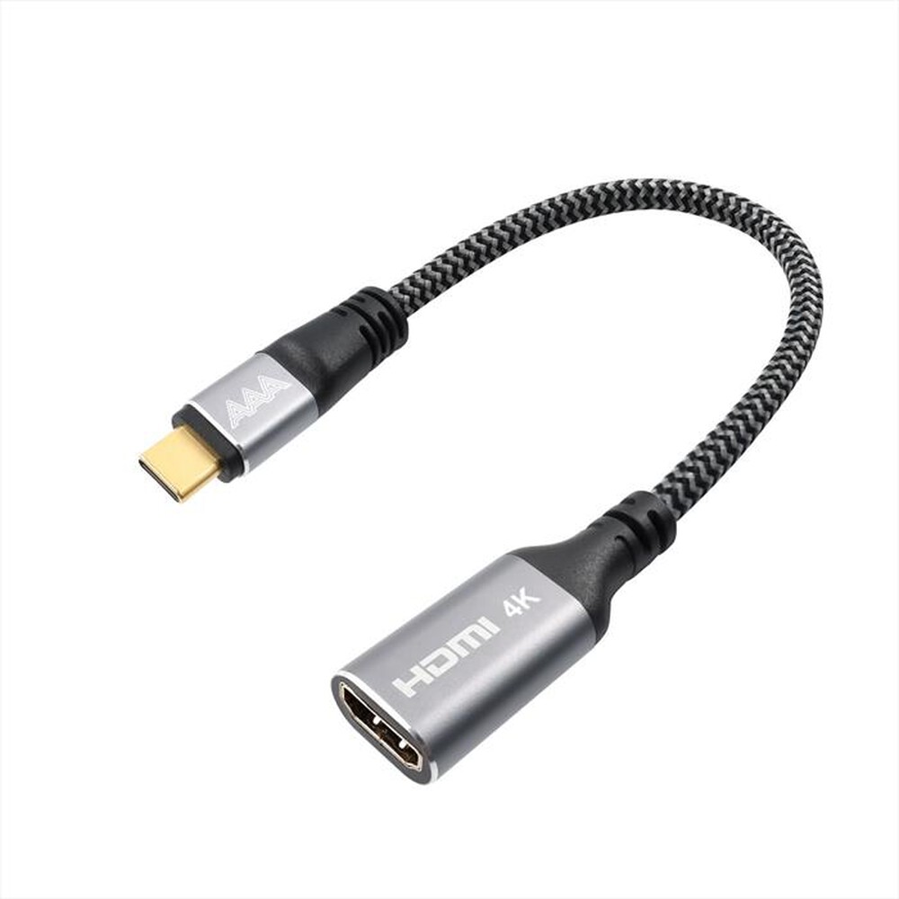 Immagine del prodotto AAAMAZE - ADATTATORE TYPE-C MALE TO HDMI FEMALE-Grigio