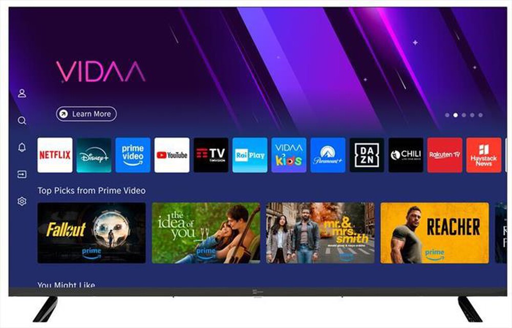 Immagine del prodotto TELESYSTEM - Smart TV Q-LED UHD 4K 43" TS43 FLQLED SMV15F-BLACK