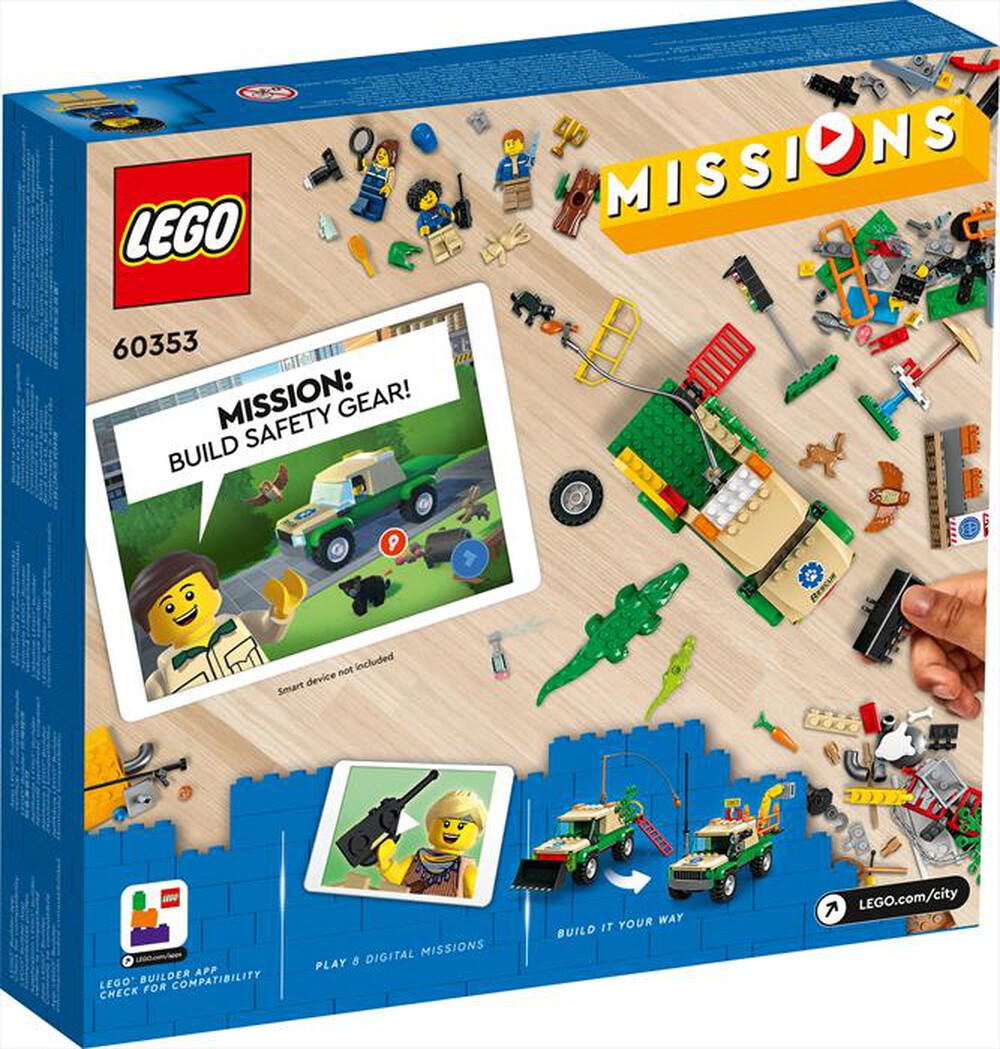 Immagine del prodotto LEGO - CITY MISSIONI DI SALVATAGGIO ANIMALE - 60353