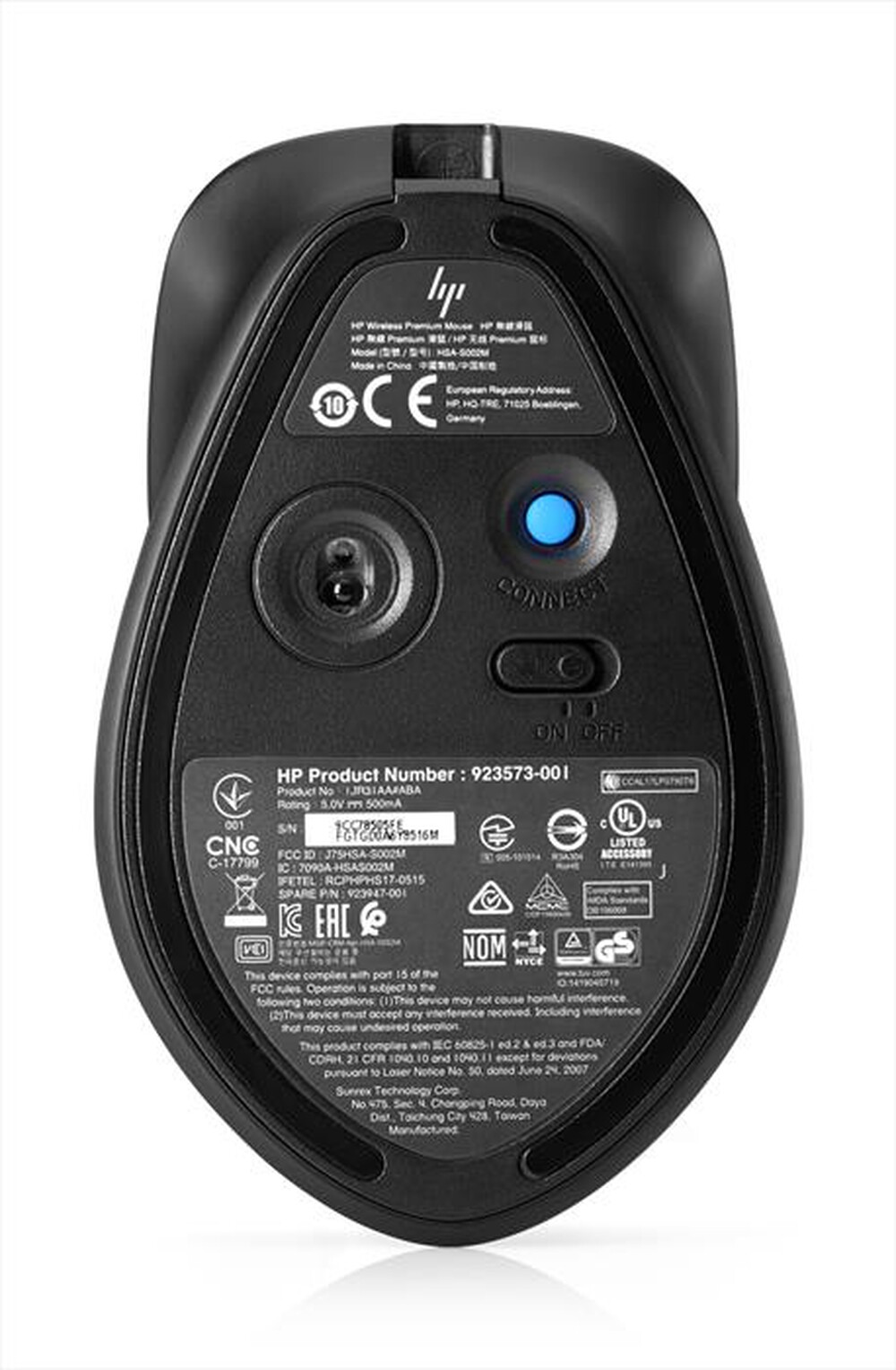 "HP - MOUSE HP ENVY 500-Silver"