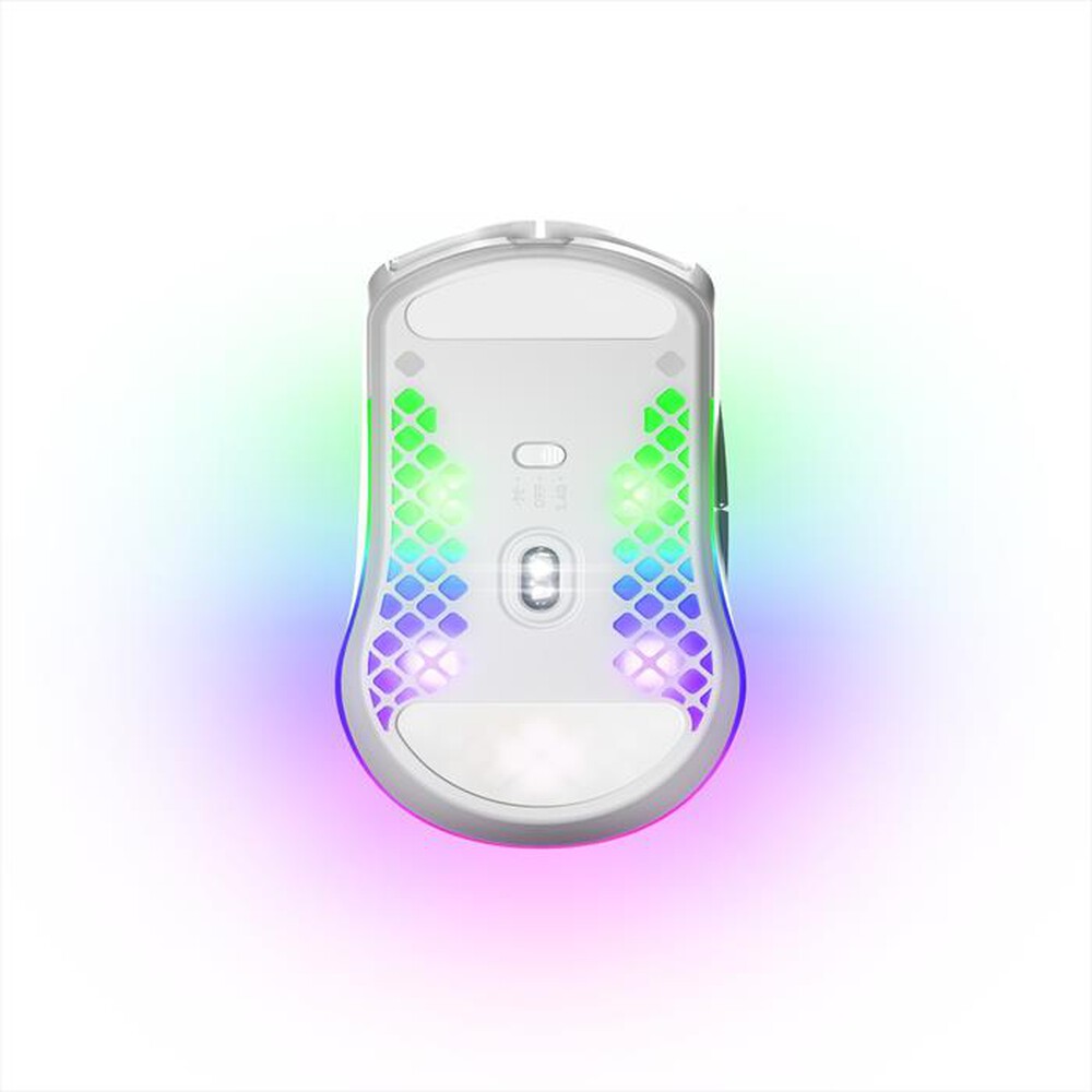 Immagine del prodotto STEELSERIES - Mouse AEROX 3 WIRELESS SNOW-Bianco