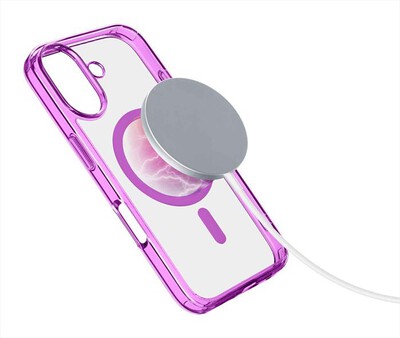 CELLULARLINE - Cover ICONIC MAG per iPhone 16-Rosa