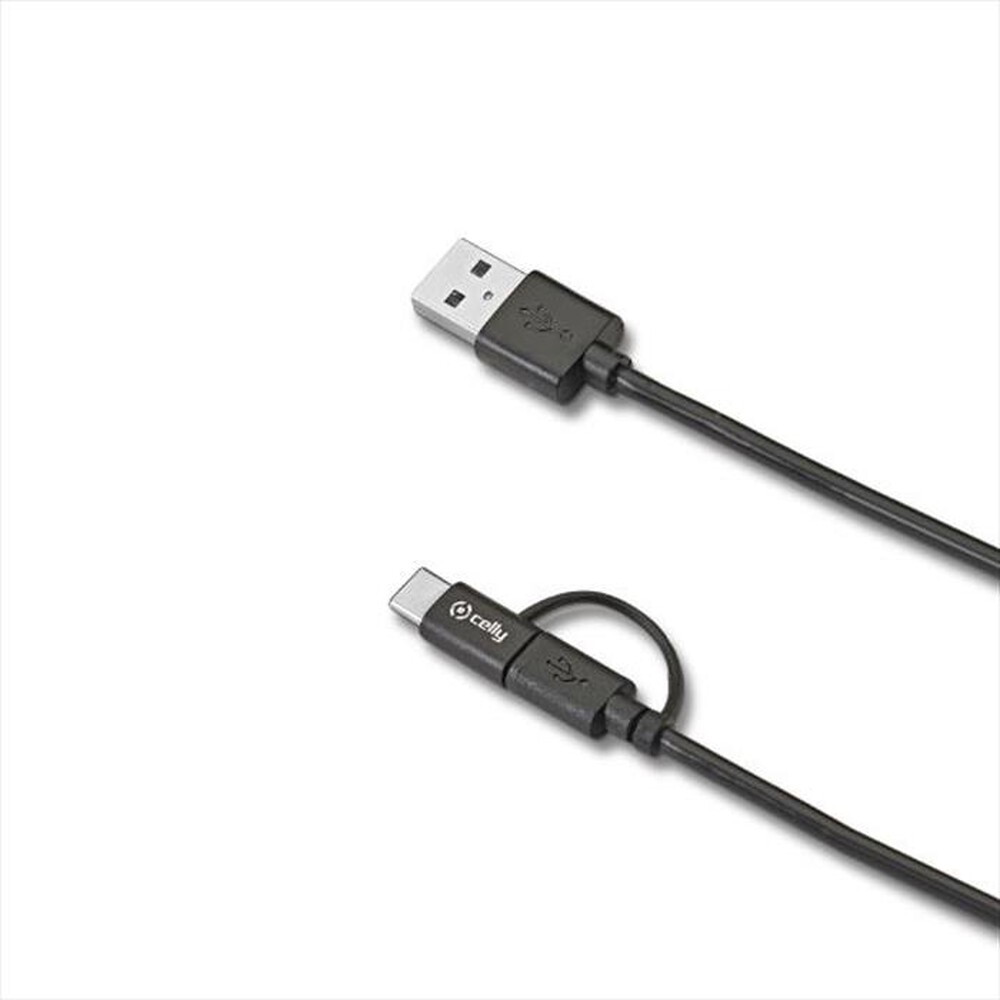 "CELLY - USB CABLE MICRO TYPE C-Nero"