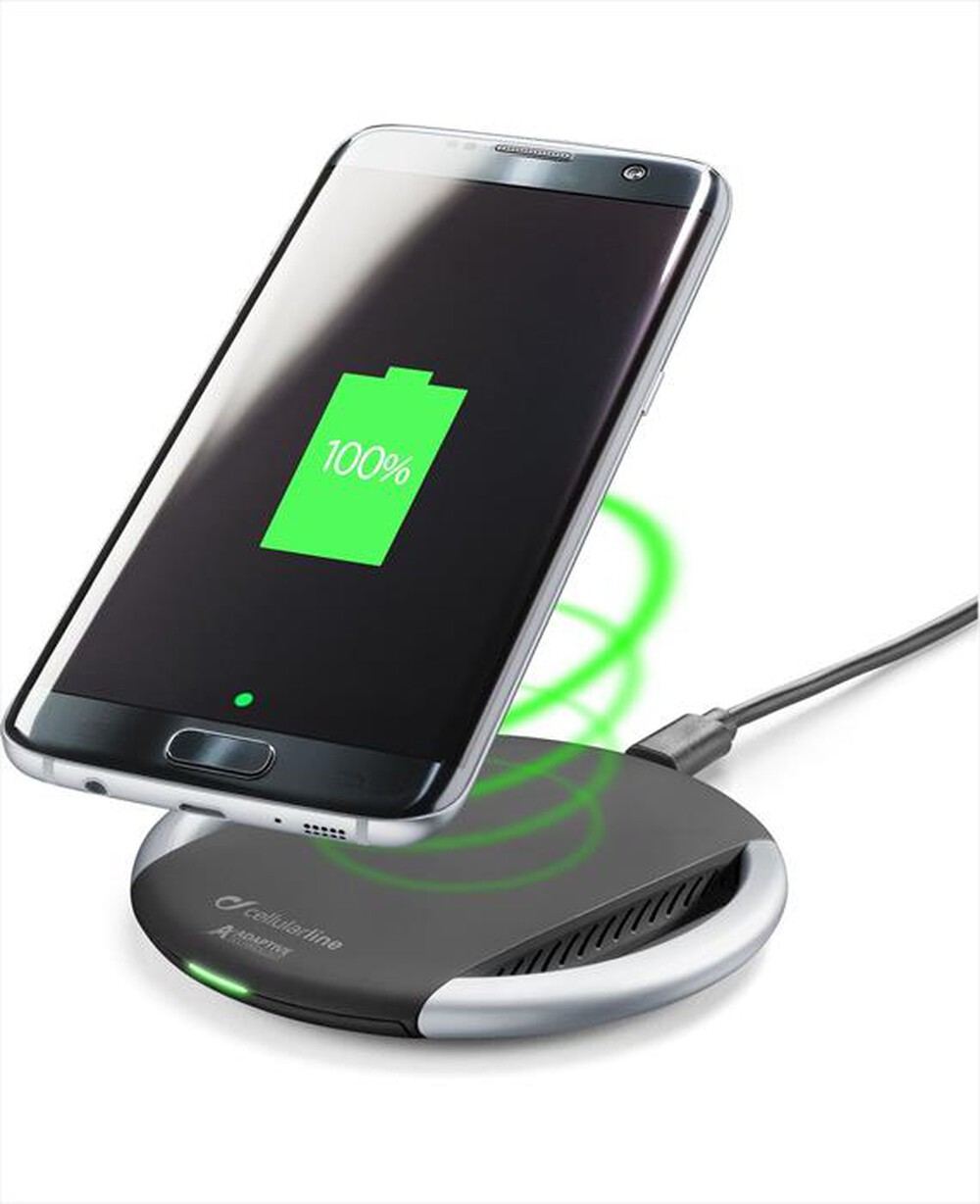 "CELLULARLINE - Wireless Charger pad per wireless smartphones-Nero"