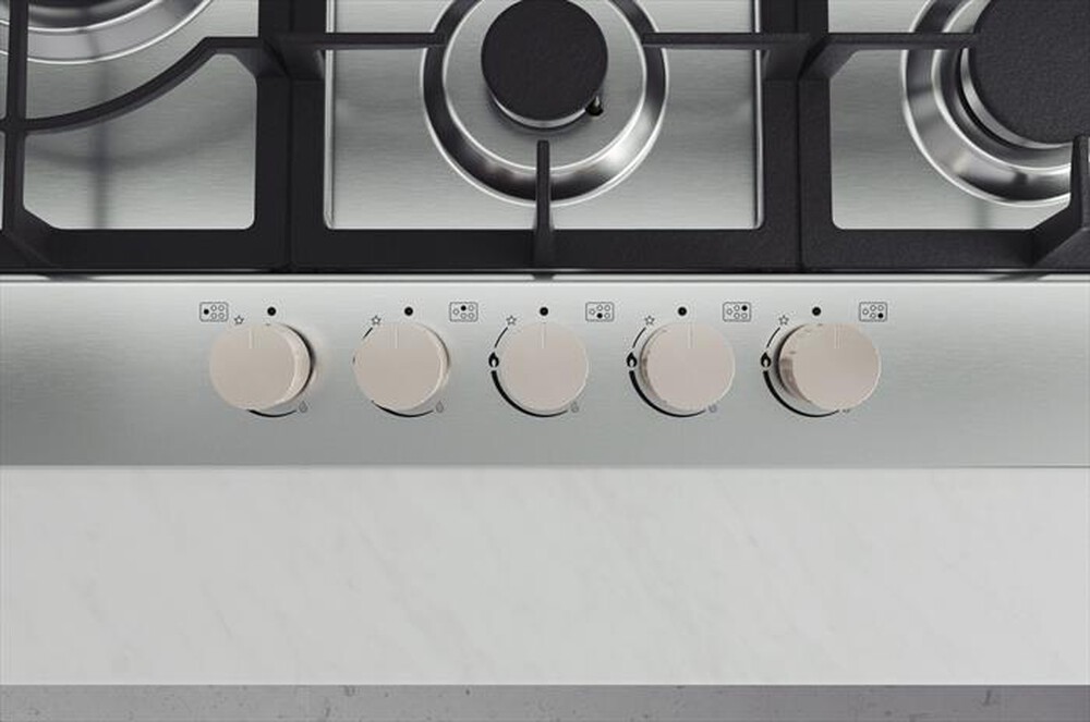"LG - Piano cottura a gas CBGZ3016S 75 cm-Inox"