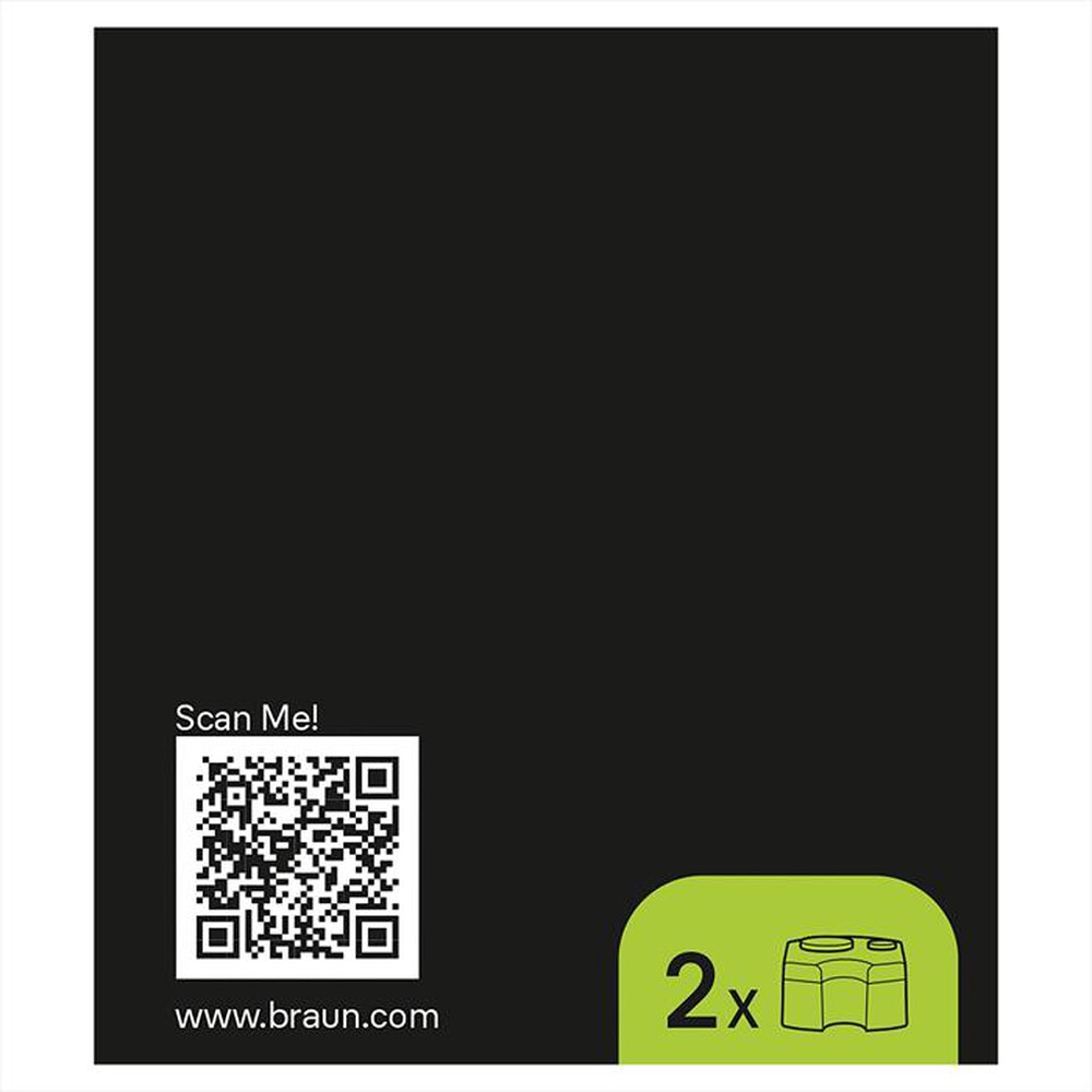 Immagine del prodotto BRAUN - SHAVERCARE CARTUCCE DI RICARICA-Trasparente