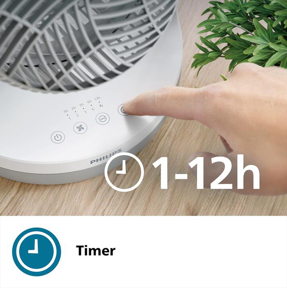 "PHILIPS - Ventilatore da tavolo SERIES 2000 CX2050/00-Bianco"