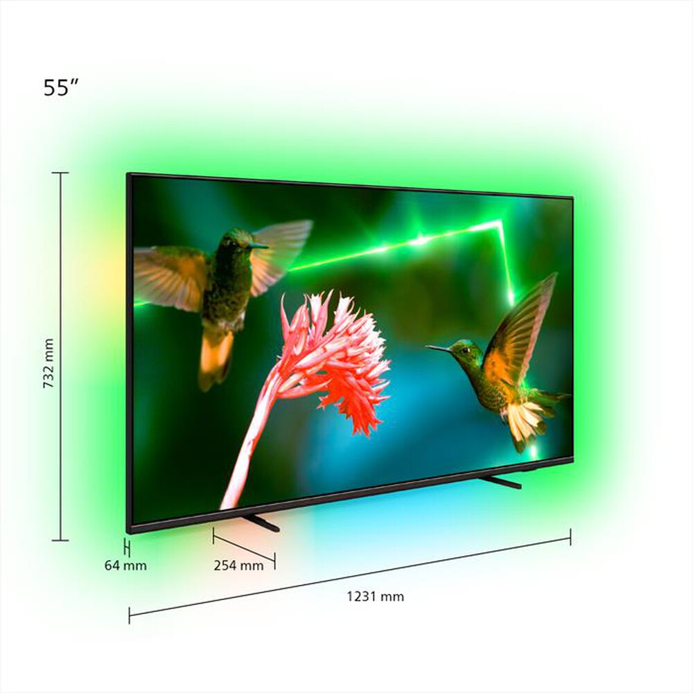 Immagine del prodotto PHILIPS - Ambilight SmartTV MINI LED UHD 4K 55" 55PML9507/12-Black