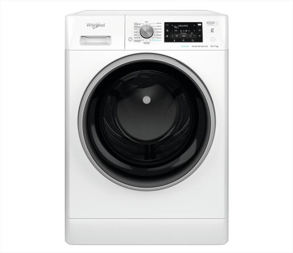 "WHIRLPOOL - Lavasciuga FRESHCARE FFWDD 107436 BSV IT 10/7 Kg-A-Bianco"