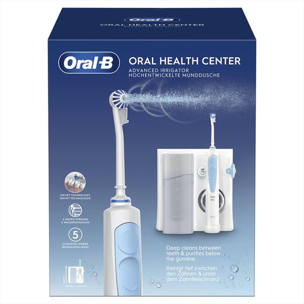 "ORAL-B - Idropulsore HEALTH CENTER-Bianco"