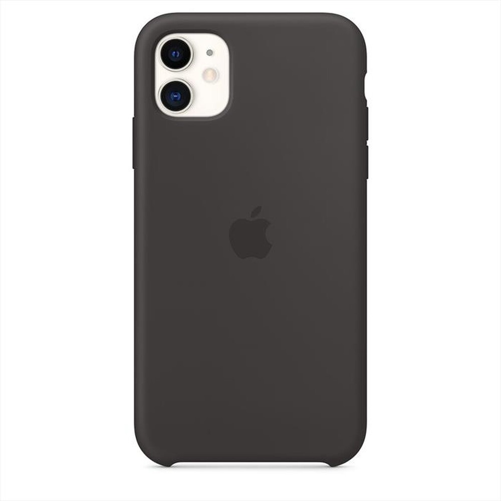 "APPLE - Custodia in silicone per iPhone 11-Nero"