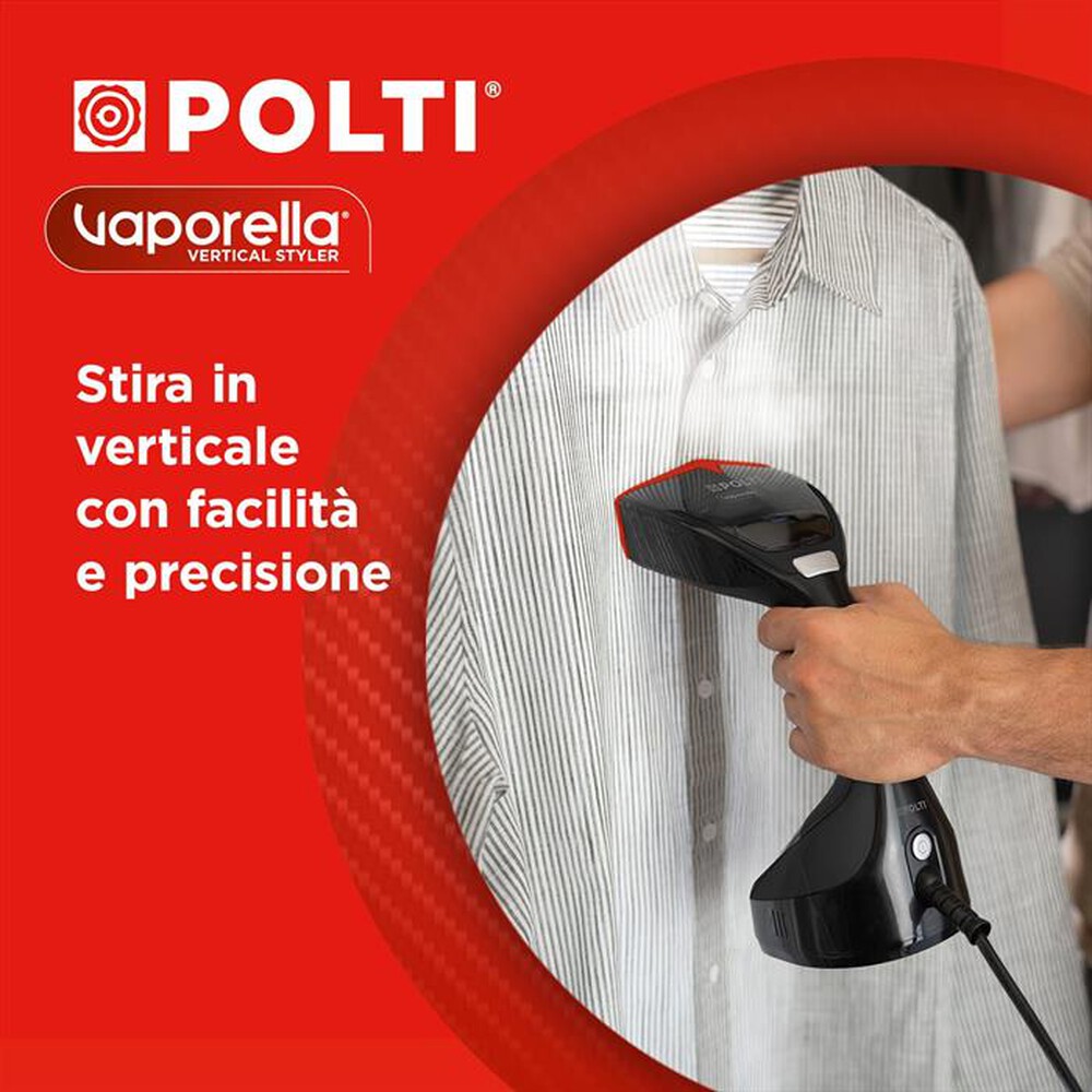 Immagine del prodotto POLTI - VAPORELLA VERTICAL STYLER GSM100BL-Nero/Rosso