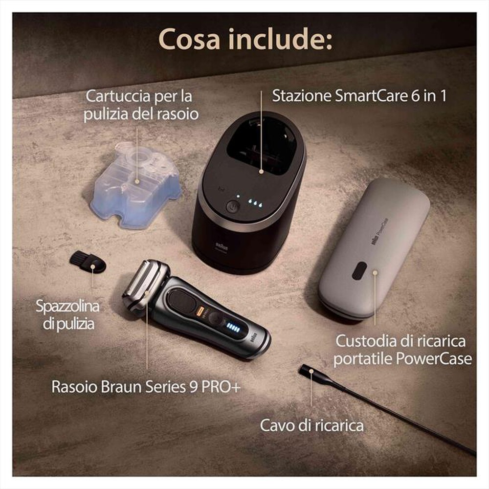 "BRAUN - Rasoio SERIES 9 PRO+-Grafite"