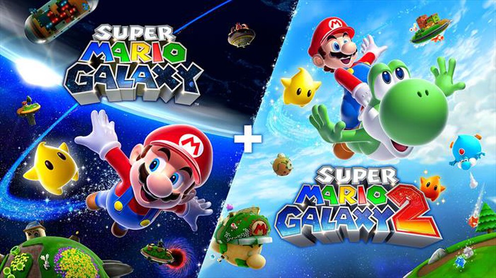 Immagine del prodotto NINTENDO - SUPER MARIO GALAXY 1 + 2 - CODICE DOWNLOAD