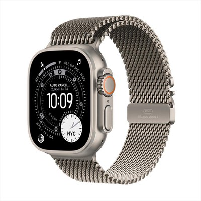 APPLE - Watch Ultra 3 GPS + Cellular 49mm Titanio Naturale-Loop Milanese Titanio - L