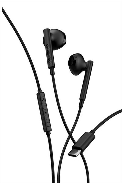 URBANISTA - Auricolari Wired SAN FRANCISCO 2-Midnight Black - Nero
