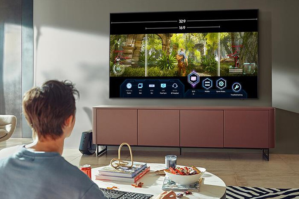 "SAMSUNG - Smart TV QLED 4K 55” QE55Q70A-Titan Gray"